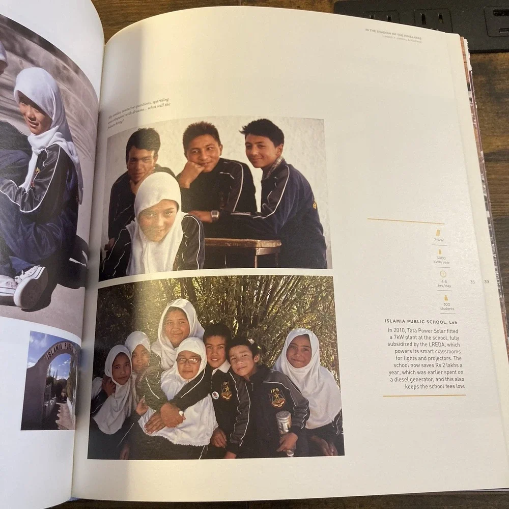 Chasing the Sun Tata Solar‎ Power in India Oversized Coffee Table Book Nice Rare